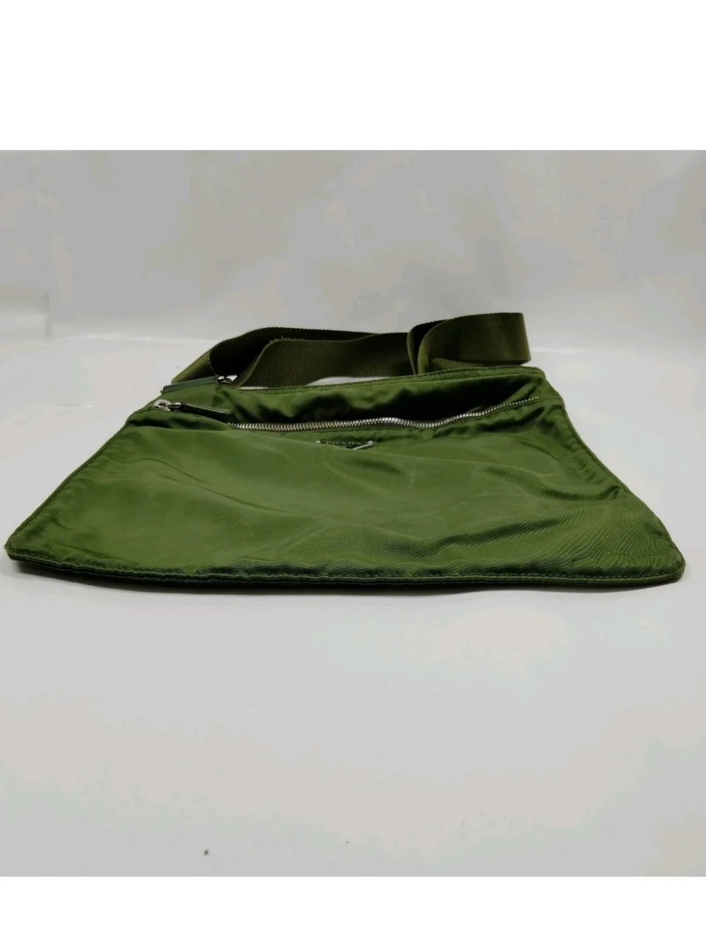 Prada Olive Green Nylon Crossbody Bag